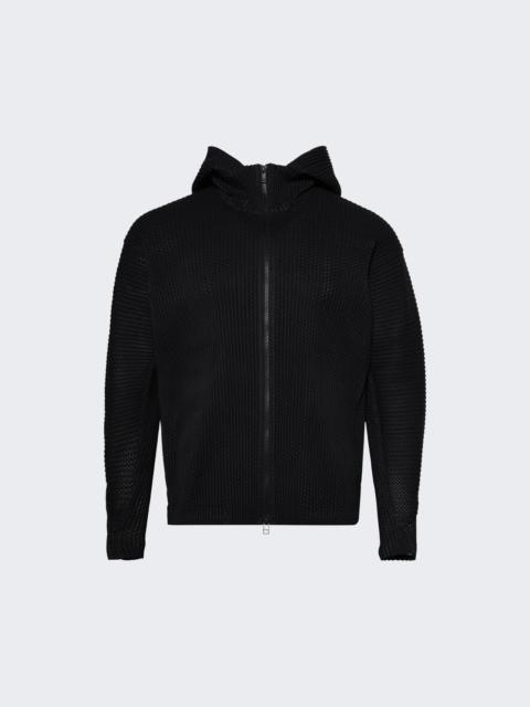 ISSEY MIYAKE Wickerwork Mesh Jacket Black