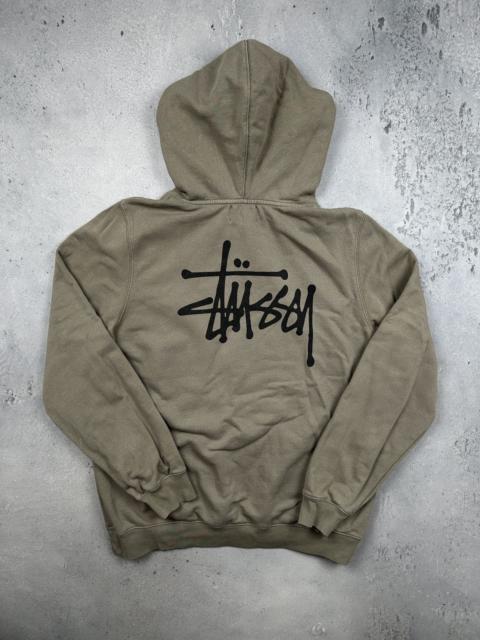 Stüssy Stussy Classic Logo Hoodie Beige Streetwear Essential Y2K