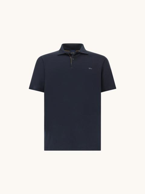 Paul & Shark POLO IN DOUBLE MERCERISED COTTON JERSEY
