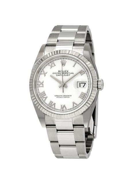 ROLEX Rolex Datejust 36 Automatic White Dial Ladies Oyster Watch 126234WRO