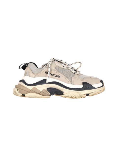 BALENCIAGA Balenciaga Women's Polyester Clear Sole Triple S Sneaker (Authentic Pre-Loved)