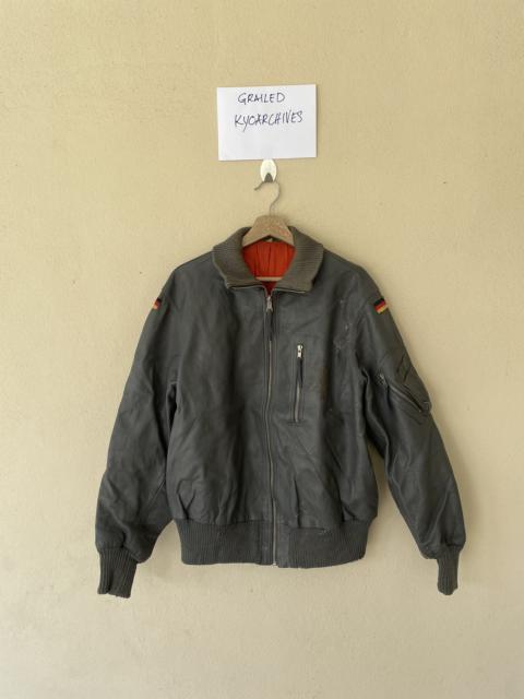 Other Designers Vintage - VINTAGE GERMANY LEATHER FLIGHTS JACKET