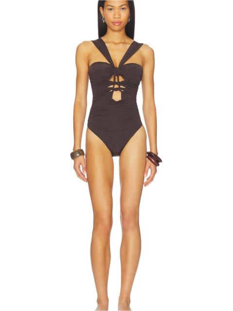 Zimmermann Daylight Knot Detail One Piece Swimsuit