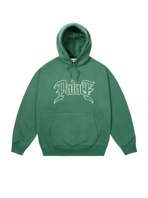 PALACE LE SCRIPT HOOD RACEY GREEN