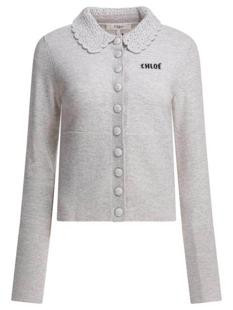Chloé Chloé Women Wool Cardigan With Logo