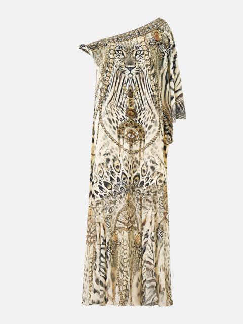 CAMILLA TWISTED ONE SHOULDER DRESS