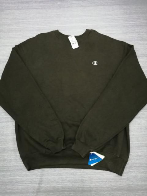 Champion Deadstock CHAMPION Small Logo Embroidery Sweatshirt