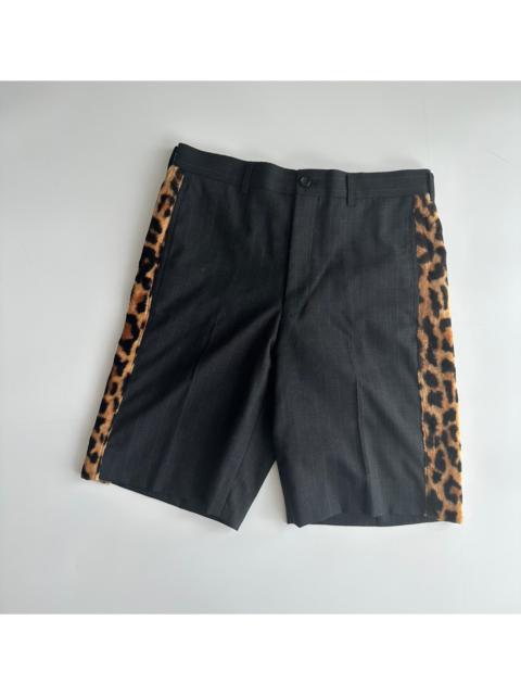 Comme Des Garçons Comme Des Garcons Homme Plus Leopard Print Shorts