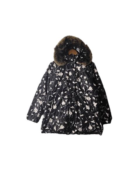 Balmain BALMAIN PARIS FLORAL PUFFER JACKET