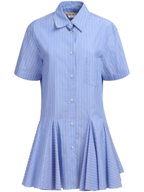 Marni Women Short Striped Shirt Dress