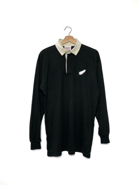 Other Designers Vintage - Vintage All Black Made in England Longsleeve Collar