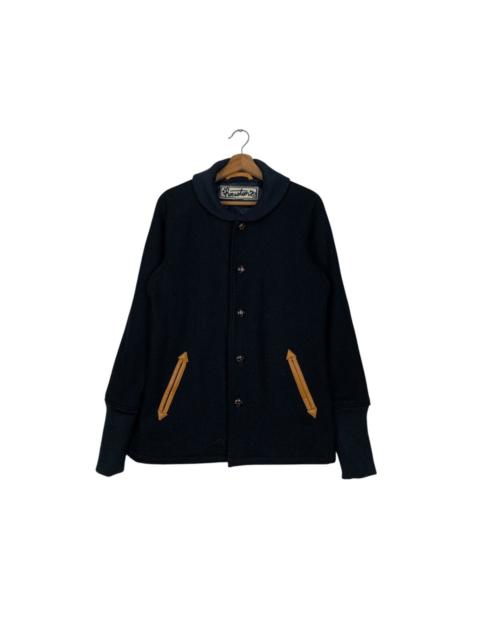 Other Designers Japanese Brand - HOUSTON 72 Wool Button Jacket #2125-C93