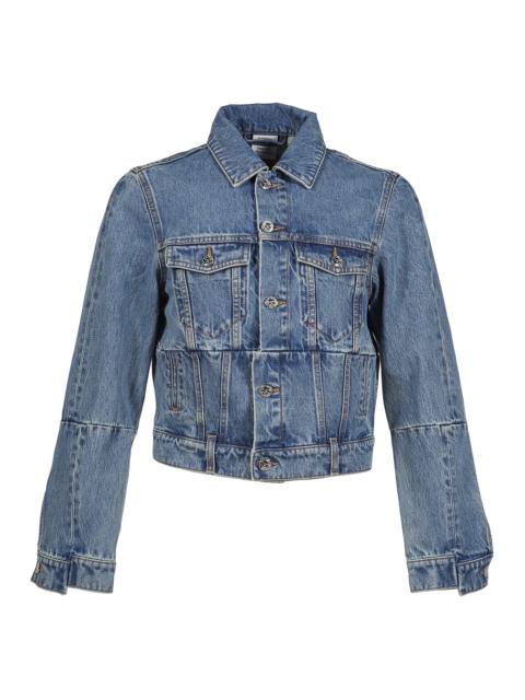 VETEMENTS CUT-UP DENIM JACKET / L.BLU