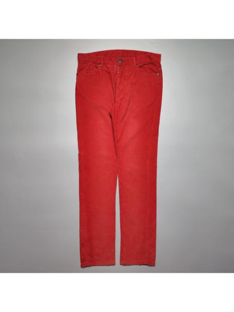 Maison Margiela Line 10 - AW13 Red Corduroy Trousers