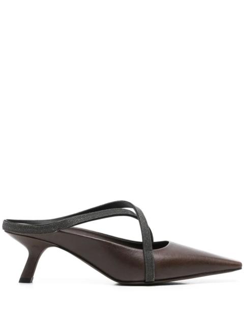 Brunello Cucinelli Square Pointed Sandals