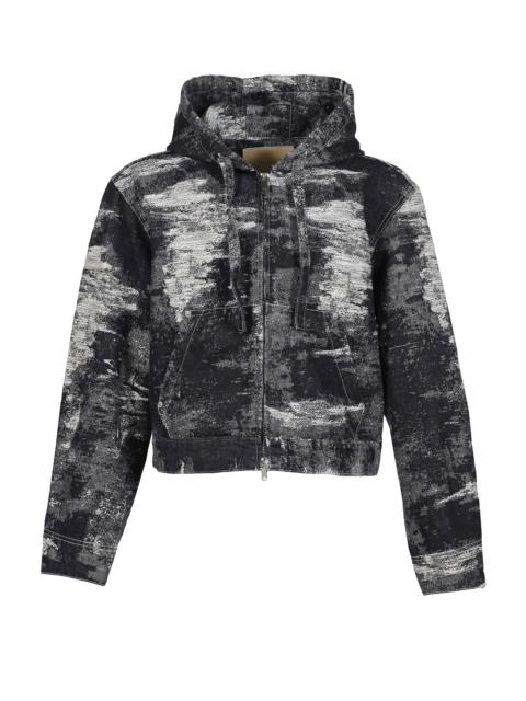 TAAKK DENIM HOODIE / ONE WASH