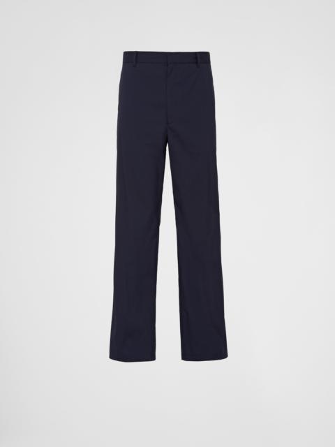 Prada Stretch poplin pants