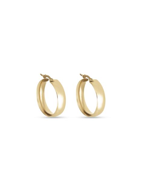 STONE AND STRAND Medium Gold Glider Hoops