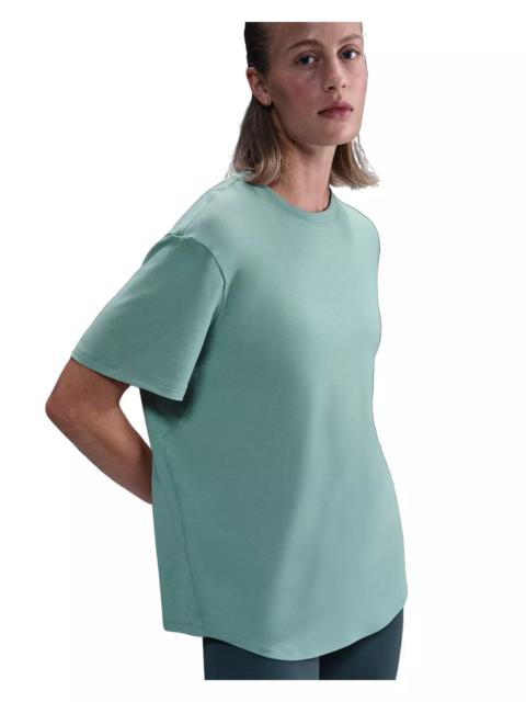 Nike Women's One Relaxed Dri-FIT Short-Sleeve Top -Green