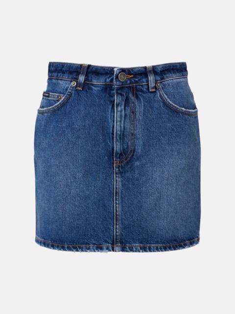 Dolce & Gabbana Denim miniskirt