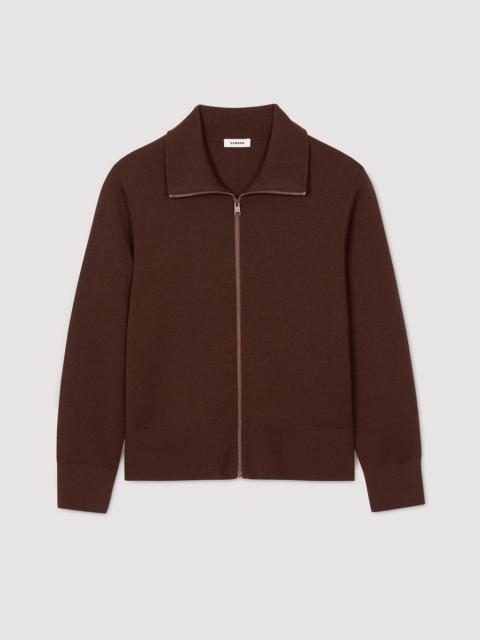 Sandro WOOL TRUCKER SWEATER