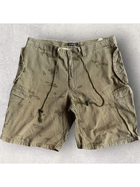 UNDERCOVER SS96 Digicamo Drawstring Cargo Shorts