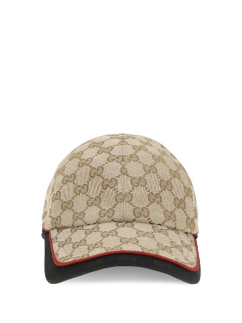 GUCCI Gucci GG Cotton Fabric Baseball Hat Rope/Black