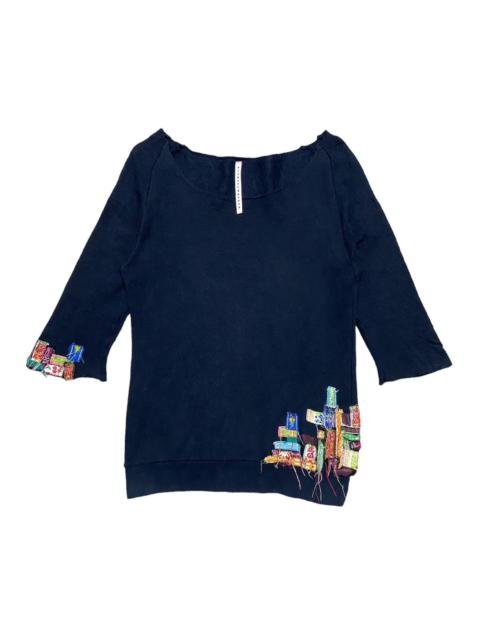 Sunoakuwahara Patchwork Pullover Sweater