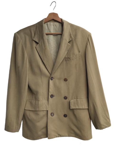 Yohji Yamamoto Unisex Y’s For Living Double Breasted Coat