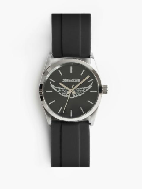 Zadig & Voltaire Zadig Rubber Wings Watch