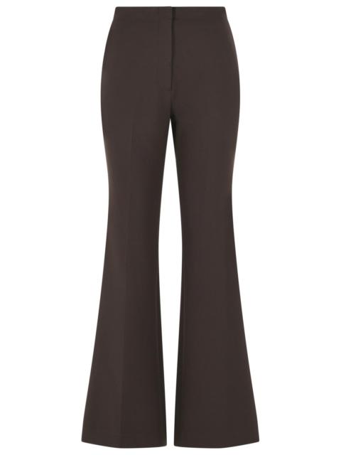 SIMKHAI Simkhai Kenna Chocolate Polyester Blend Pants
