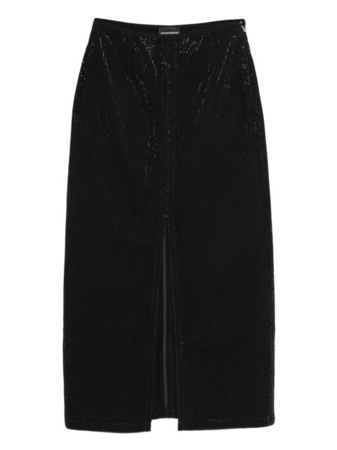 EMPORIO ARMANI Studded Long Skirt