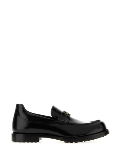 BALENCIAGA Balenciaga Women Black Leather Confy Loafers