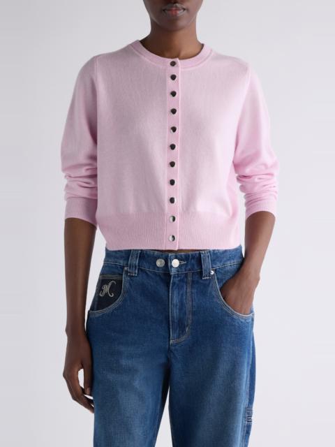 Isabel Marant Isabel Marant Idesia Merino Wool & Cashmere Cardigan in Pink at Nordstrom