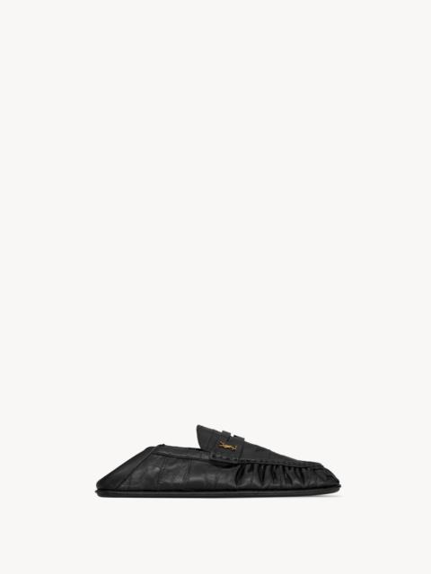 SAINT LAURENT LE LOAFER FOLDABLE IN EEL