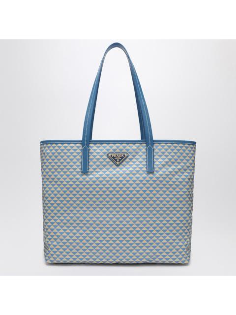 Prada Prada Light Blue Bag In Printed Re-Nylon Women