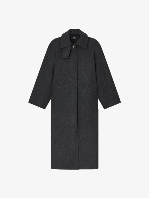 A.P.C. RAGLAN SLEEVE COAT