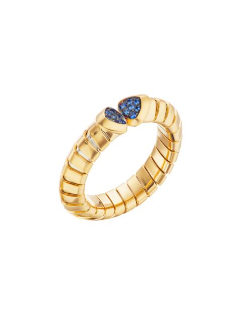 Marina B Blue Sapphire Trisolina Ring