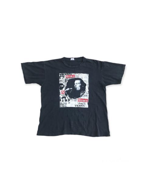 Other Designers Vintage - Sex Pistols Sid Vicious News Distressed Archive - Large