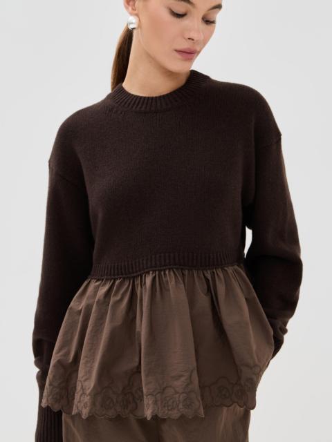 CECILIE BAHNSEN Bera Recycled Cashmere Sweater