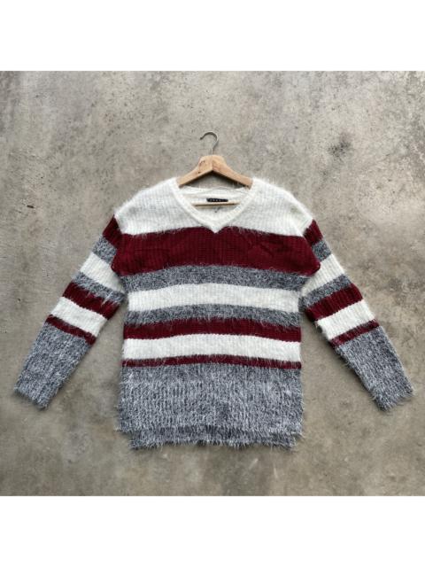 Other Designers Japanese Brand - Steals⚡️ JAPAN INGNI Striped Mohair Shag Shaggy Fur Knitwear