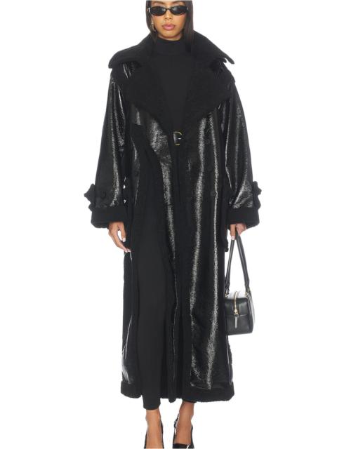 OTTOLINGER Shearling Oversized Split Coat