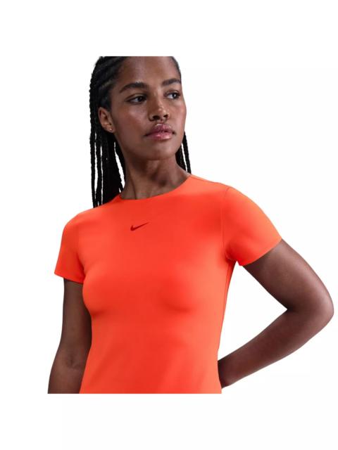 Nike Women's Dorm Short-Sleeve Top -Red