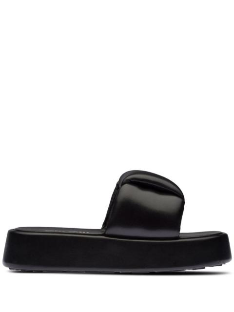 Miu Miu padded leather sandals
