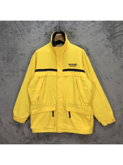 Other Designers Japanese Brand - VINTAGE SUZUKI MOTORSPORT COLLECTION YELLOW JACKET #5858-211