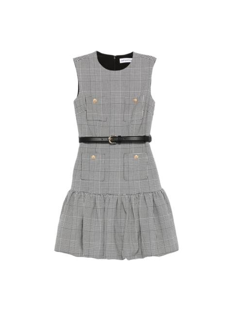 self-portrait Prince Of Wales Check Mini Dress