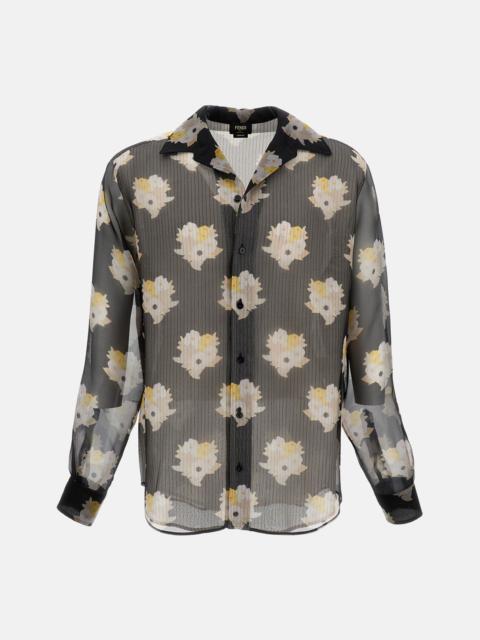 FENDI Fendi Men Double-Layer Patterned Shirt