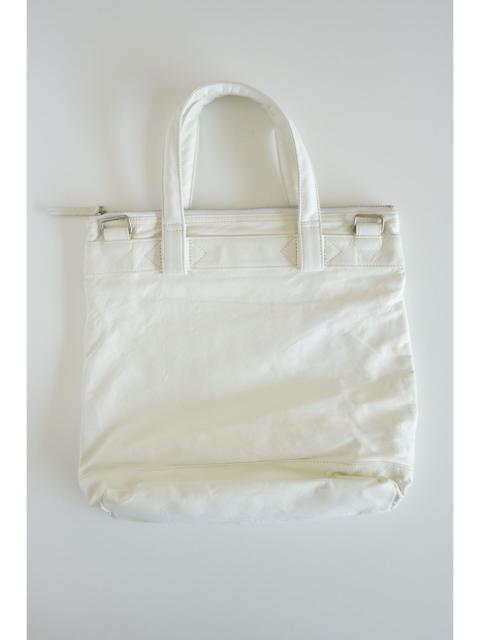 Yohji Yamamoto Yohji Yamamoto 00s White Horseskin Crossbody Bag