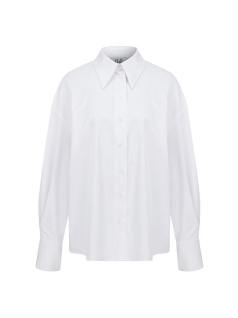 ILA Elisabeth Cotton Poplin Shirt white