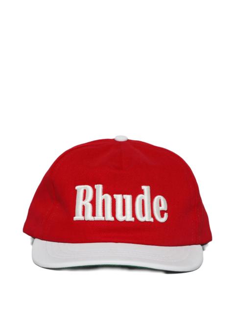 Rhude Rhude Logo-embroidered Two-tone Cap
